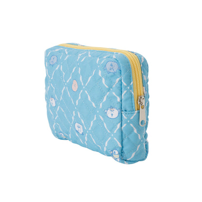 ナガノキャラクターズ ポーチ お顔ならび ブルー