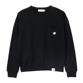 Nagano Characters Sweatshirt Swallowed Joke Bear Black