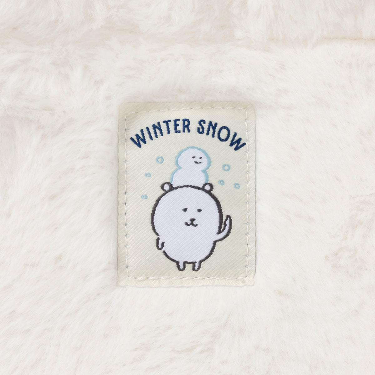 ナガノキャラクターズ ファートートバッグ くまフェイス ホワイト