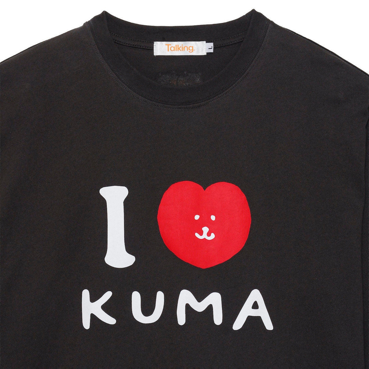 ナガノキャラクターズ 長袖Tシャツ I LOVE KUMA スミ | ナガノ