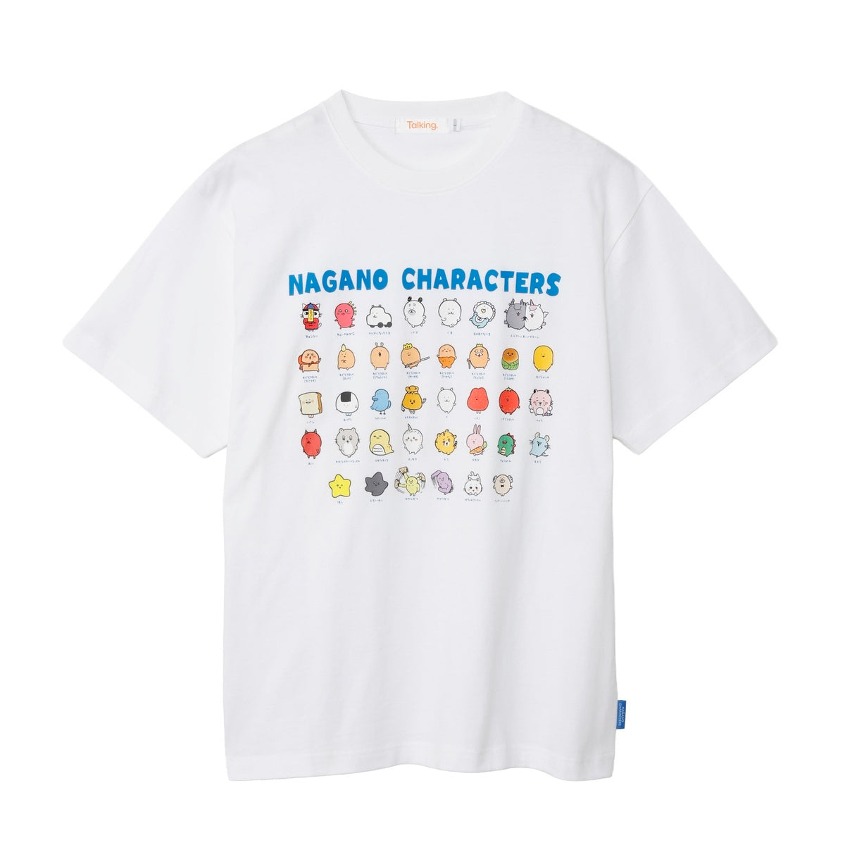 Nagano Characters T恤 大集合 白色