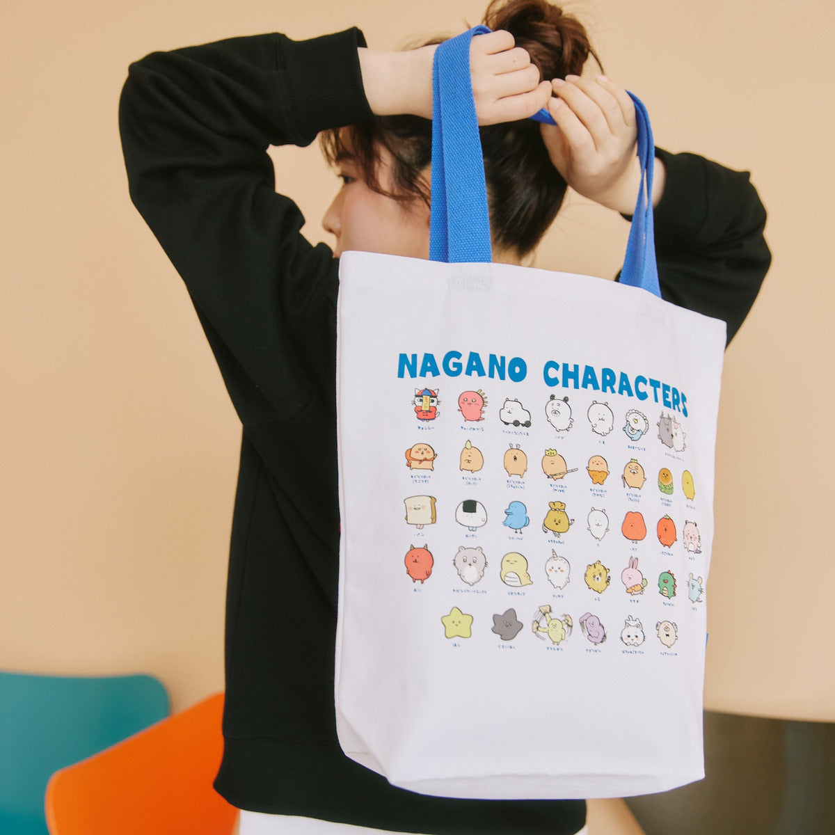 Nagano Characters 托特包 大集合 白色