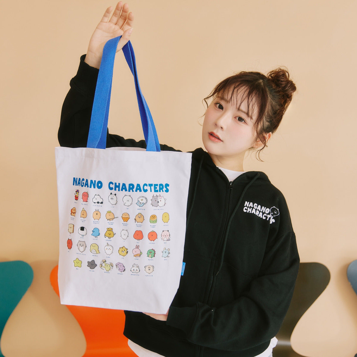 Nagano Characters 托特包 大集合 白色