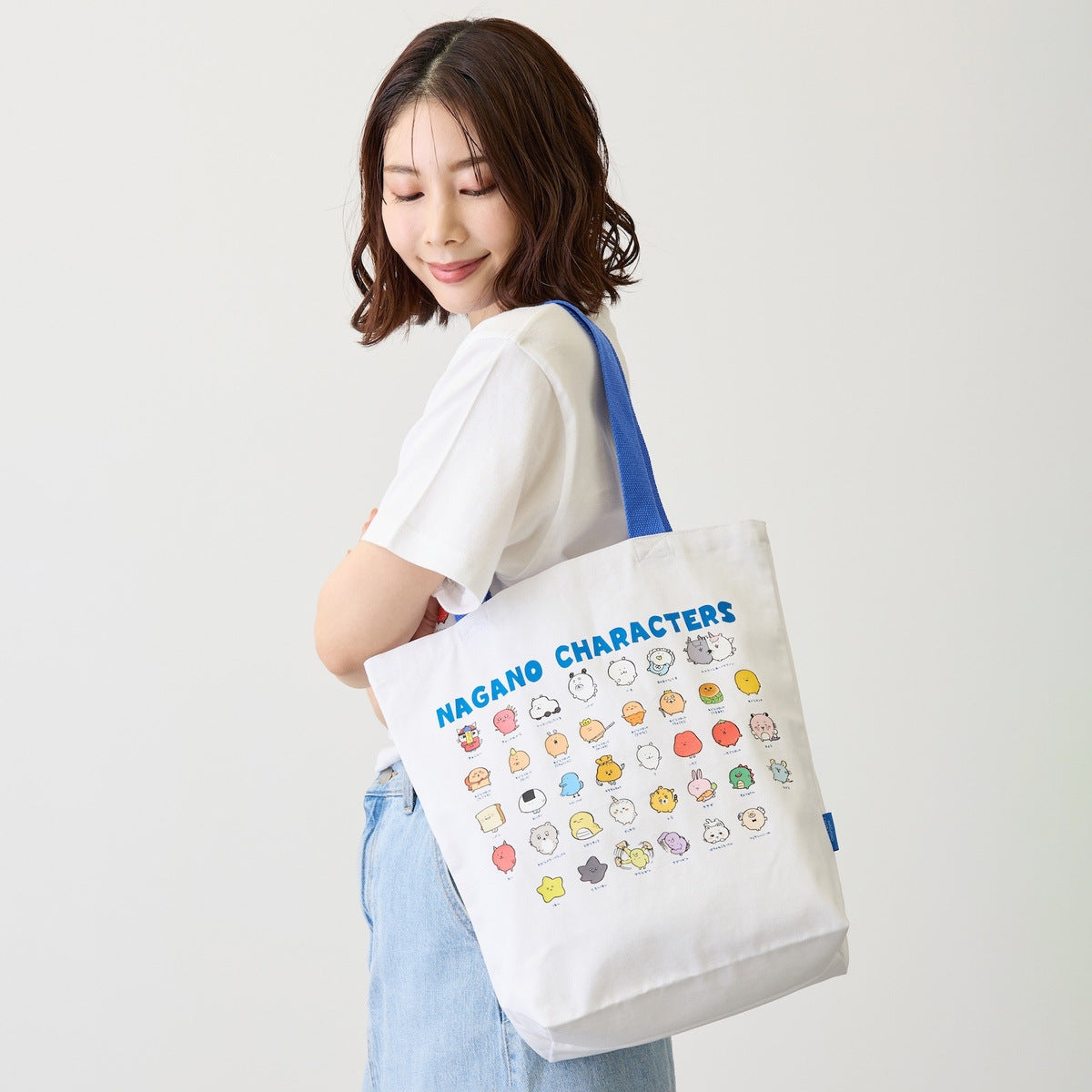 Nagano Characters 托特包 大集合 白色