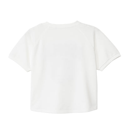 Nagano Characters 學院風T恤 (自嘲熊) 白色