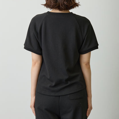 Nagano Characters 學院風T恤 (自嘲熊) 黑色