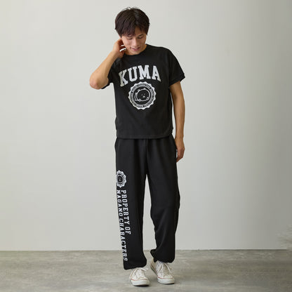 Nagano Characters 學院風T恤 (自嘲熊) 黑色