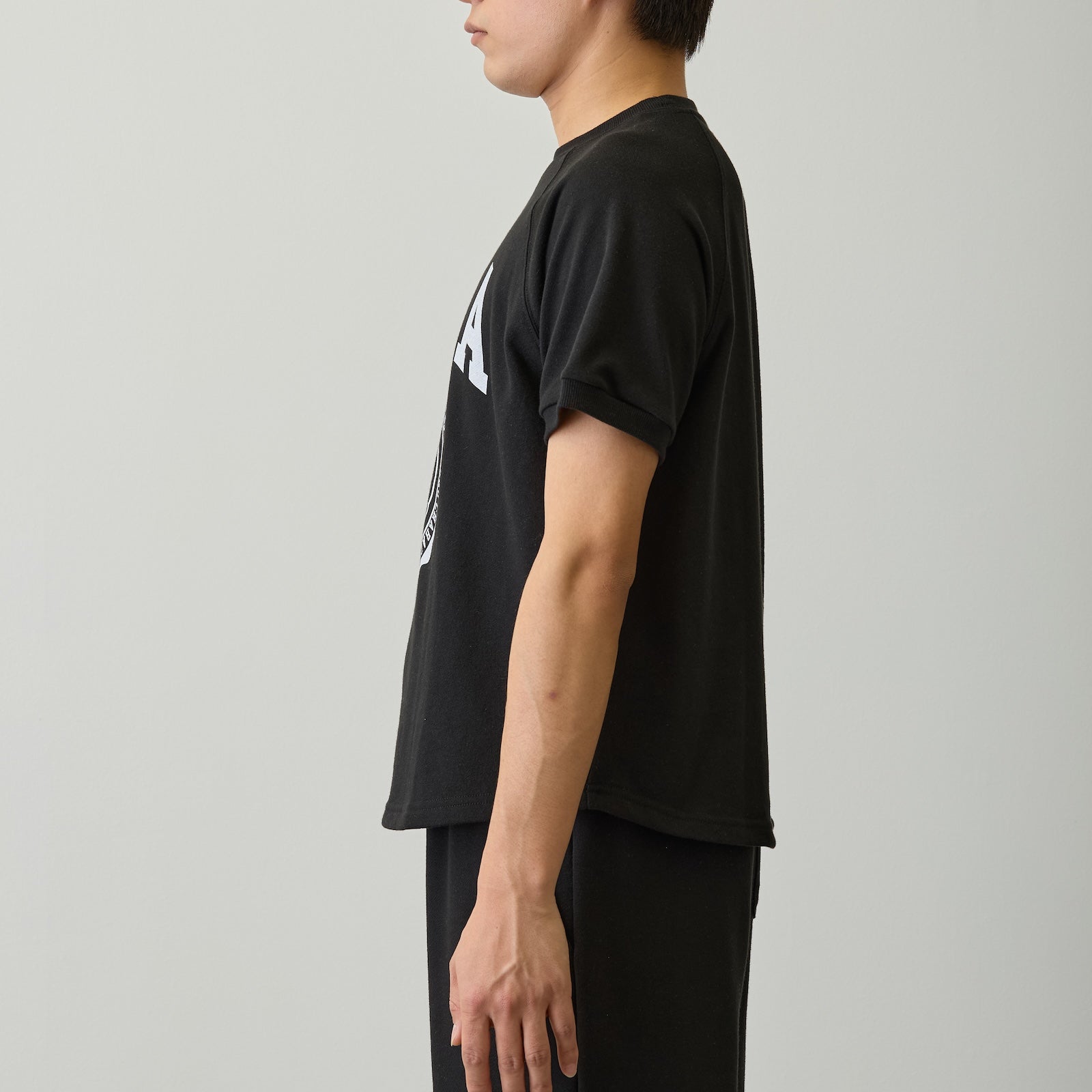 ナガノキャラクターズ Tシャツ カレッジ くま ブラック | ナガノ