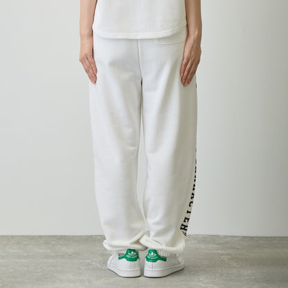 Nagano Characters 學院風束口運動褲 (自嘲熊) 白色