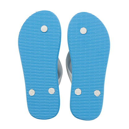 Nagano Characters Flip-flops Jiisan and Azarashi Blue