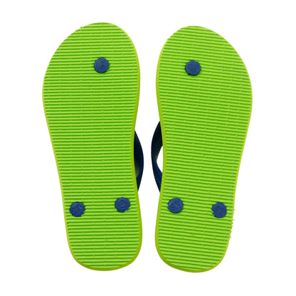 Nagano Characters Flip-flops "Summer Has Come" Yellow Green