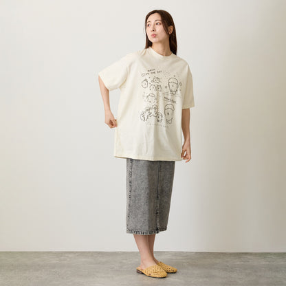 Nagano Characters T-shirt Chimpanzee Cream