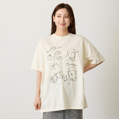 Nagano Characters T-shirt Chimpanzee Cream