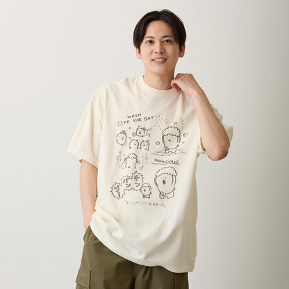 Nagano Characters T-shirt Chimpanzee Cream