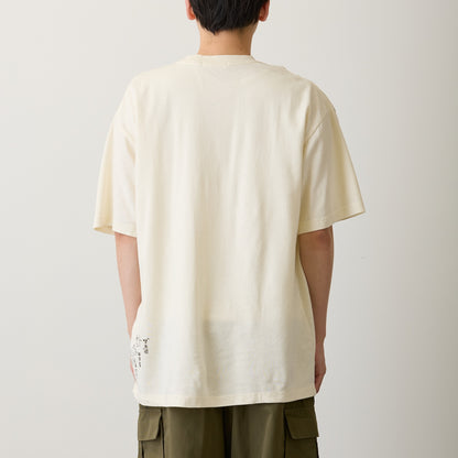 Nagano Characters T-shirt Chimpanzee Cream