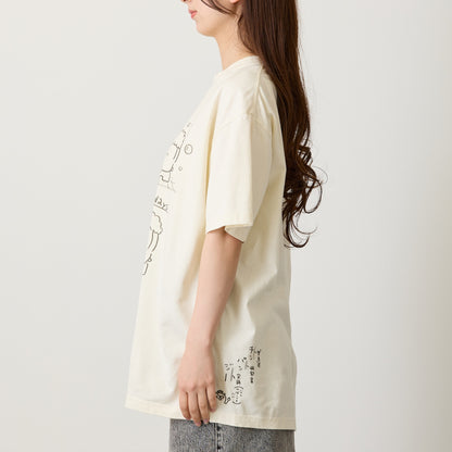 Nagano Characters T-shirt Chimpanzee Cream