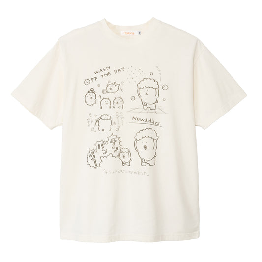 Nagano Characters T恤 黑猩猩款 奶油色
