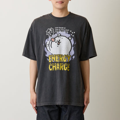 ナガノキャラクターズ Tシャツ ENERGY CHARGE スミ