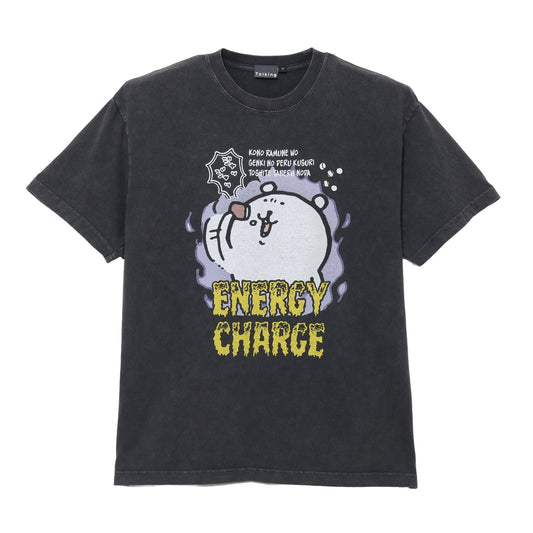 ナガノキャラクターズ Tシャツ ENERGY CHARGE スミ