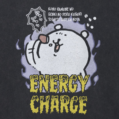 ナガノキャラクターズ Tシャツ ENERGY CHARGE スミ