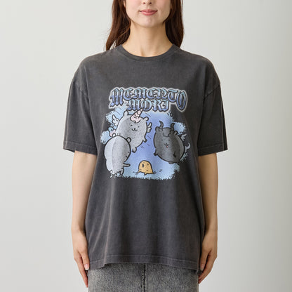 ナガノキャラクターズ Tシャツ MEMENTO MORI スミ