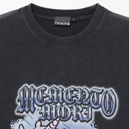 ナガノキャラクターズ Tシャツ MEMENTO MORI スミ