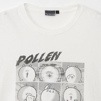 ナガノキャラクターズ ワイドノースリーブ POLLEN ATTACK ホワイト