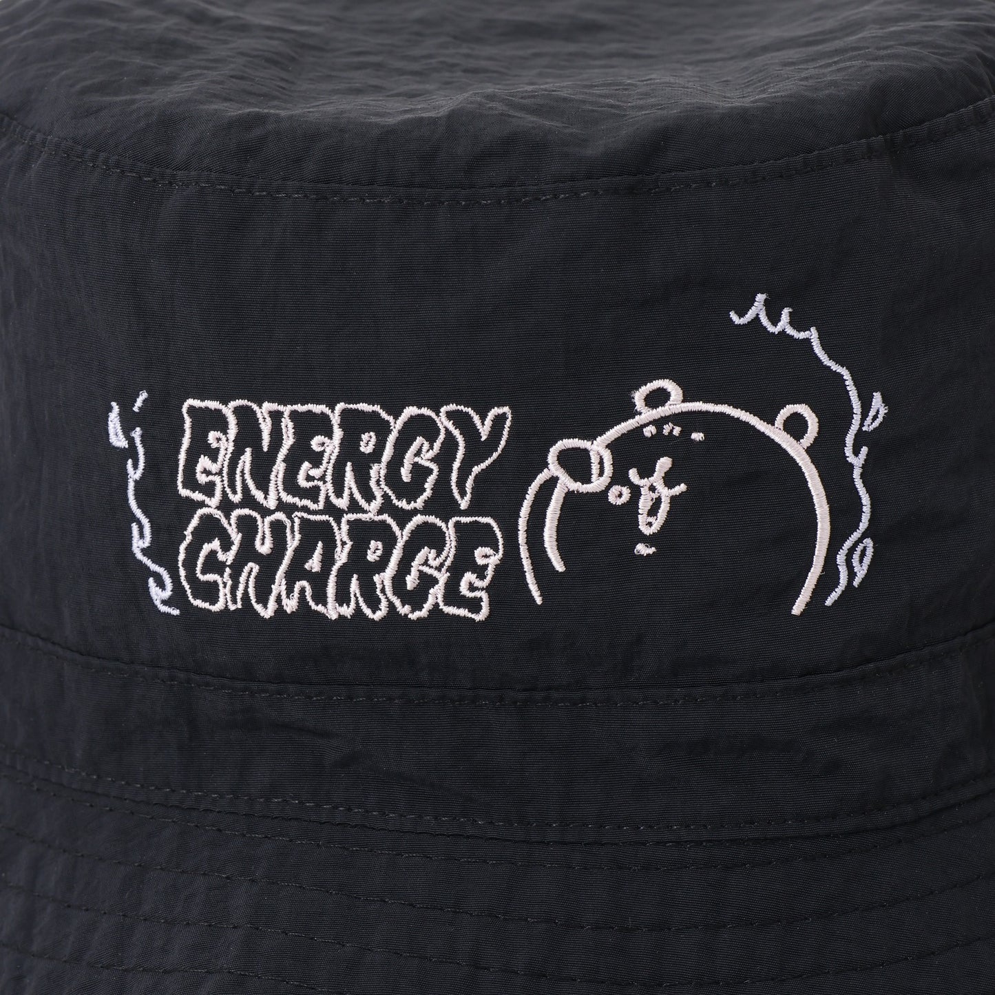 ナガノキャラクターズ ナイロンハット ENERGY CHARGE ブラック