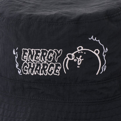 ナガノキャラクターズ ナイロンハット ENERGY CHARGE ブラック
