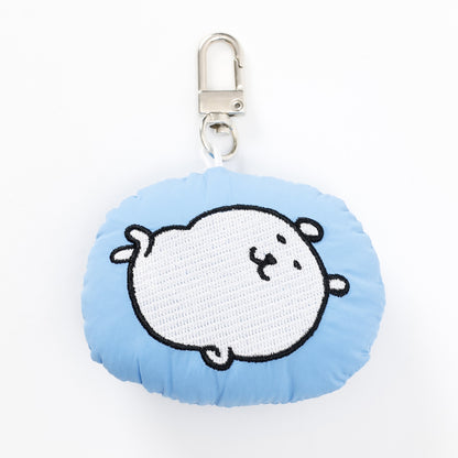 ナガノキャラクターズ チャーム付きトートバッグ DECO（くま） ブラック