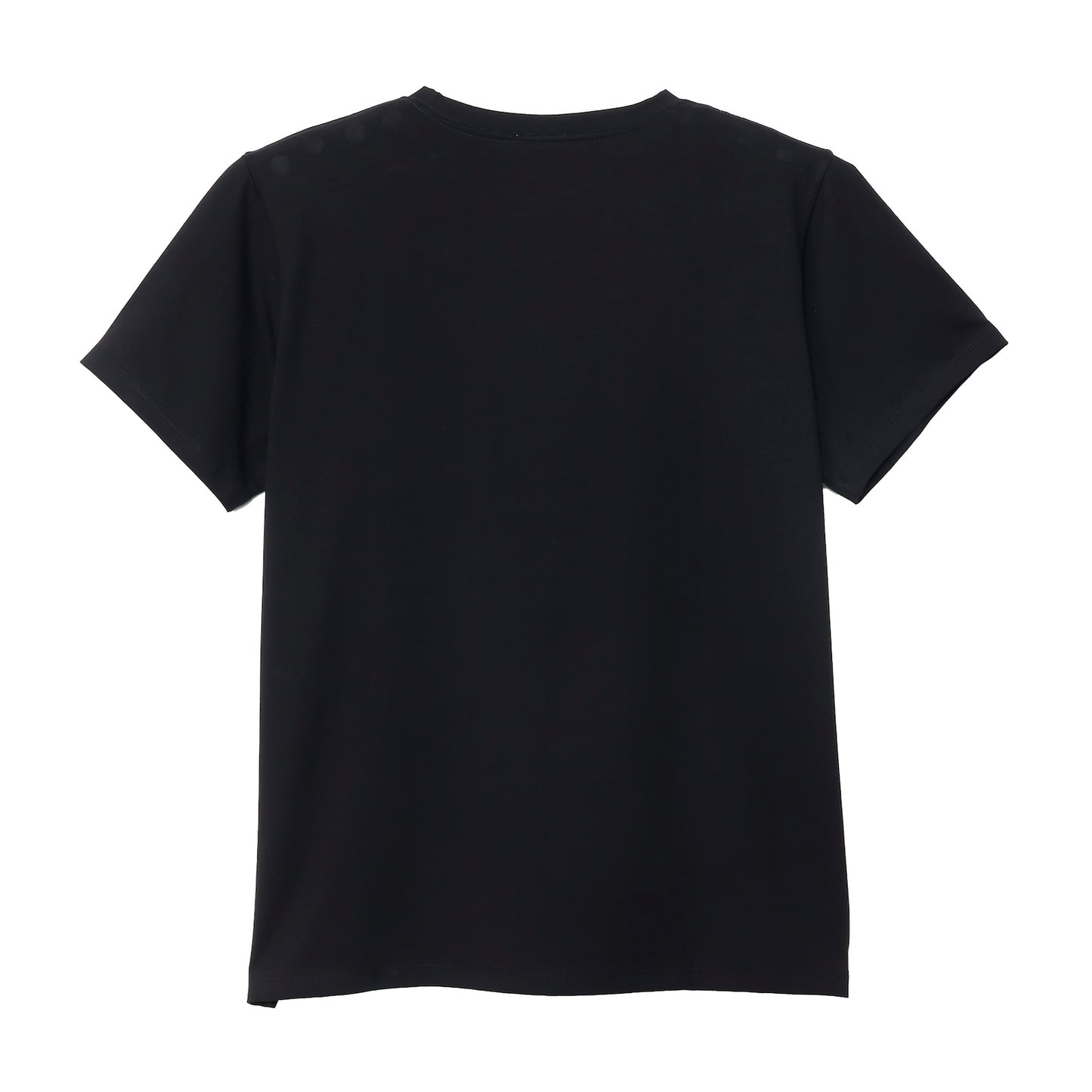 ナガノキャラクターズ ラインストーンTシャツ DECO（くま） ブラック