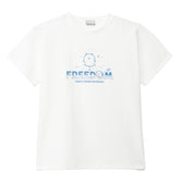 ナガノキャラクターズ ラインストーンTシャツ DECO（FREEDOM） ホワイト