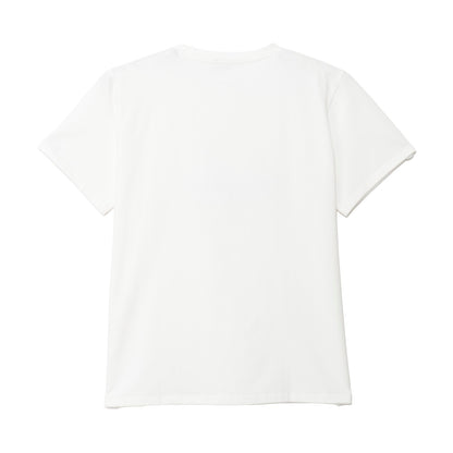 ナガノキャラクターズ ラインストーンTシャツ DECO（FREEDOM） ホワイト