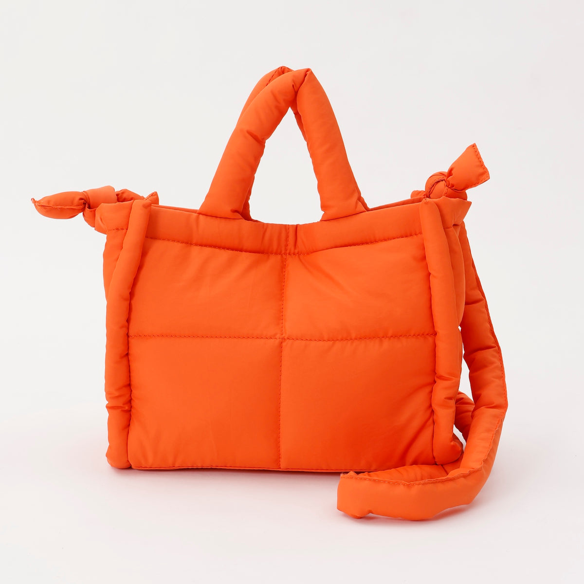 Nagano Characters Puffy Shoulder Bag MANPUKU Orange