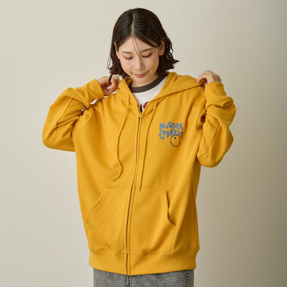 Nagano Characters 집업 후드 MELTED MOGURA COROKKE 오렌지