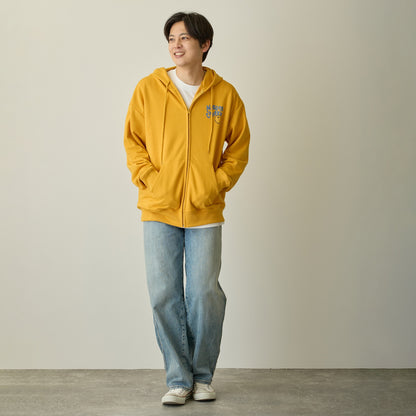 Nagano Characters 집업 후드 MELTED MOGURA COROKKE 오렌지