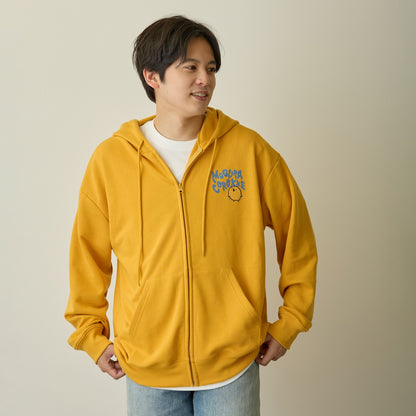 Nagano Characters 집업 후드 MELTED MOGURA COROKKE 오렌지