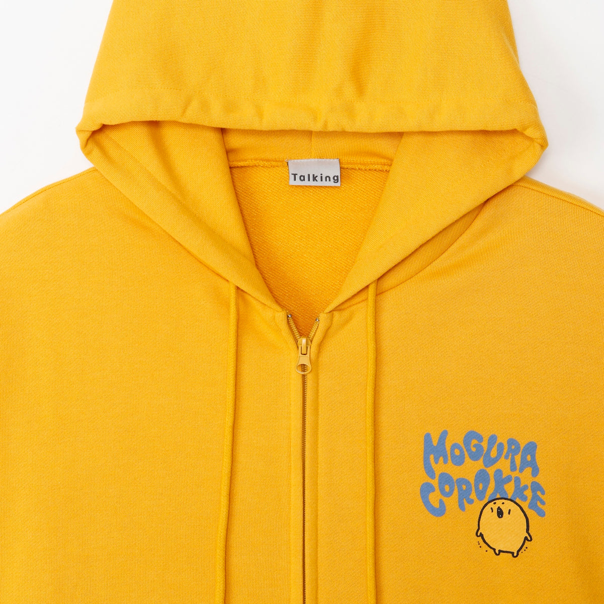 Nagano Characters 집업 후드 MELTED MOGURA COROKKE 오렌지