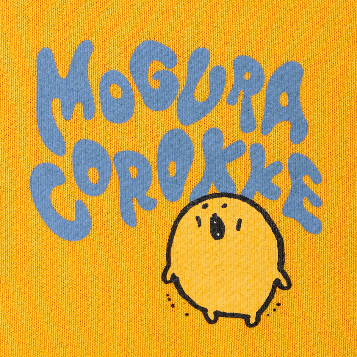 Nagano Characters 집업 후드 MELTED MOGURA COROKKE 오렌지