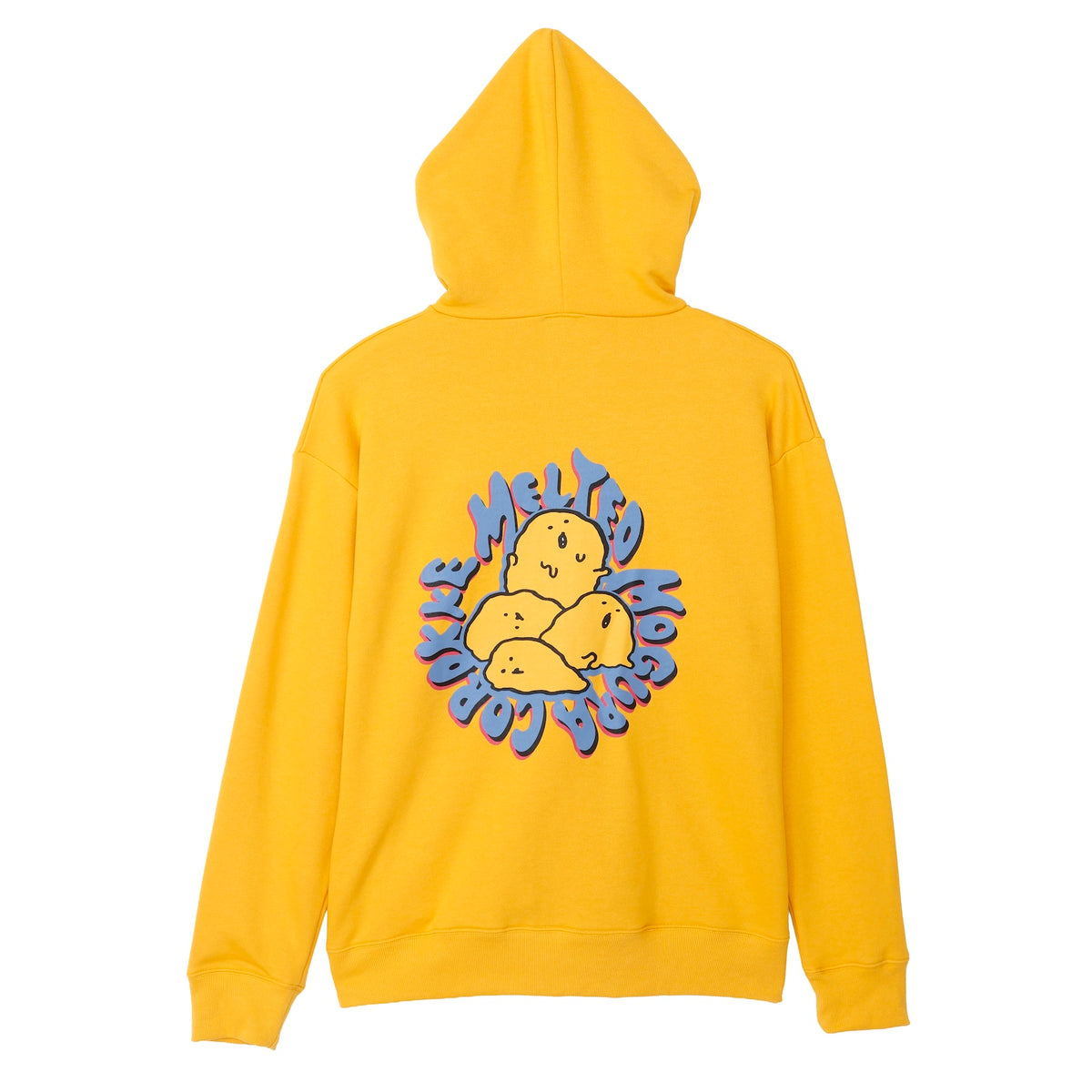Nagano Characters 집업 후드 MELTED MOGURA COROKKE 오렌지