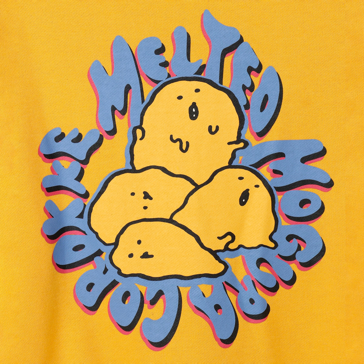 Nagano Characters 집업 후드 MELTED MOGURA COROKKE 오렌지