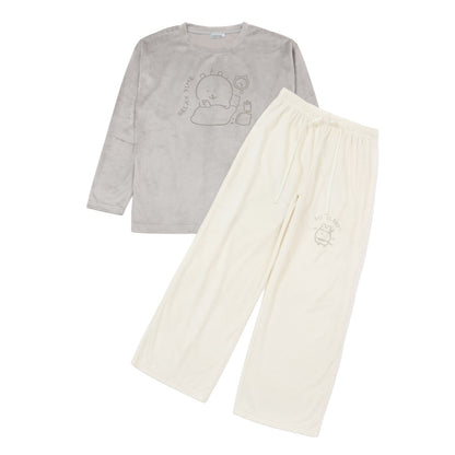 Nagano Characters Loungewear Set RELAX TIME Grey