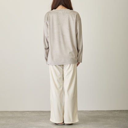Nagano Characters Loungewear Set RELAX TIME Grey