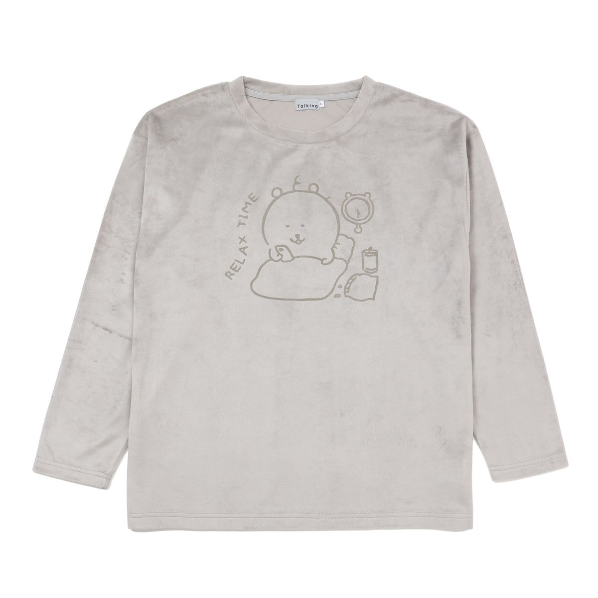 Nagano Characters Loungewear Set RELAX TIME Grey