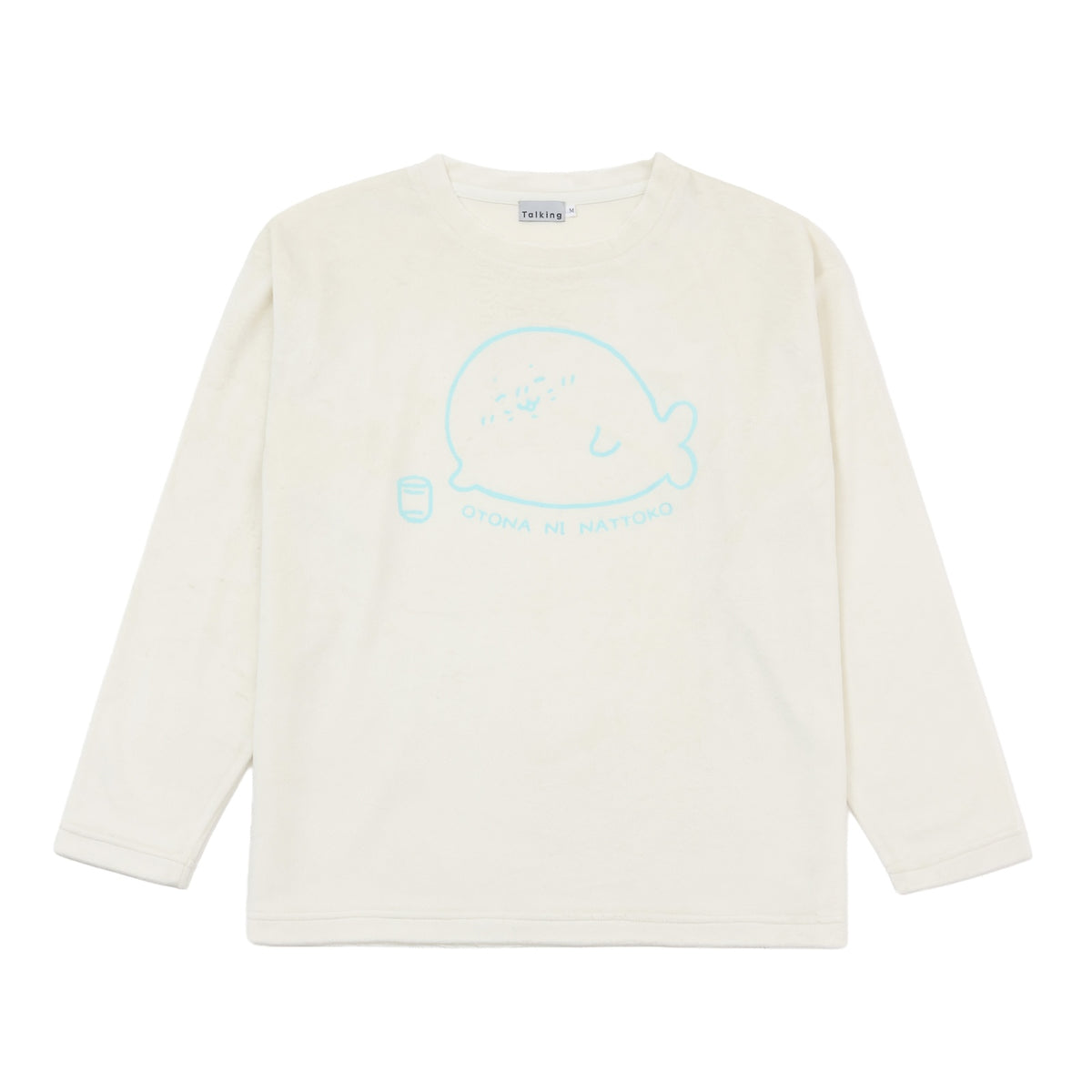 Nagano Characters 룸웨어 셋업 OTONA NI NATTOKO 오프 화이트