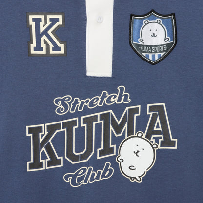 Nagano Characters 橄榄球衫 KUMA 蓝色