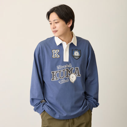Nagano Characters 橄榄球衫 KUMA 蓝色