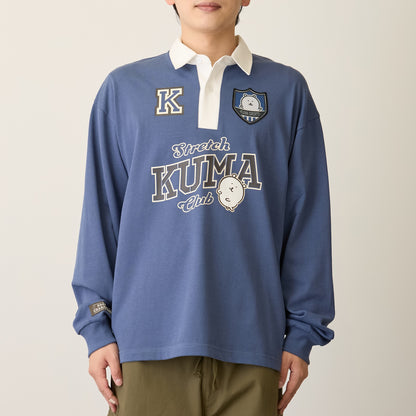 Nagano Characters 橄榄球衫 KUMA 蓝色