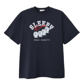 ナガノキャラクターズ Tシャツ SLEEPY（くま） ネイビー