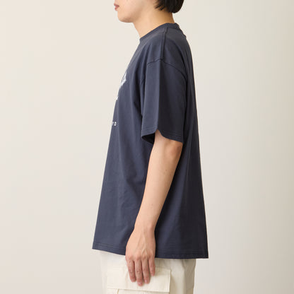 ナガノキャラクターズ Tシャツ SLEEPY（くま） ネイビー